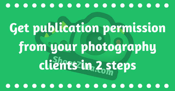 publication permission photography clients